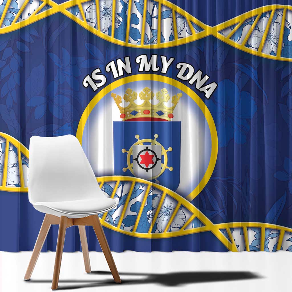 Bonaire Is In My DNA Window Curtain - Wonder Print Shop