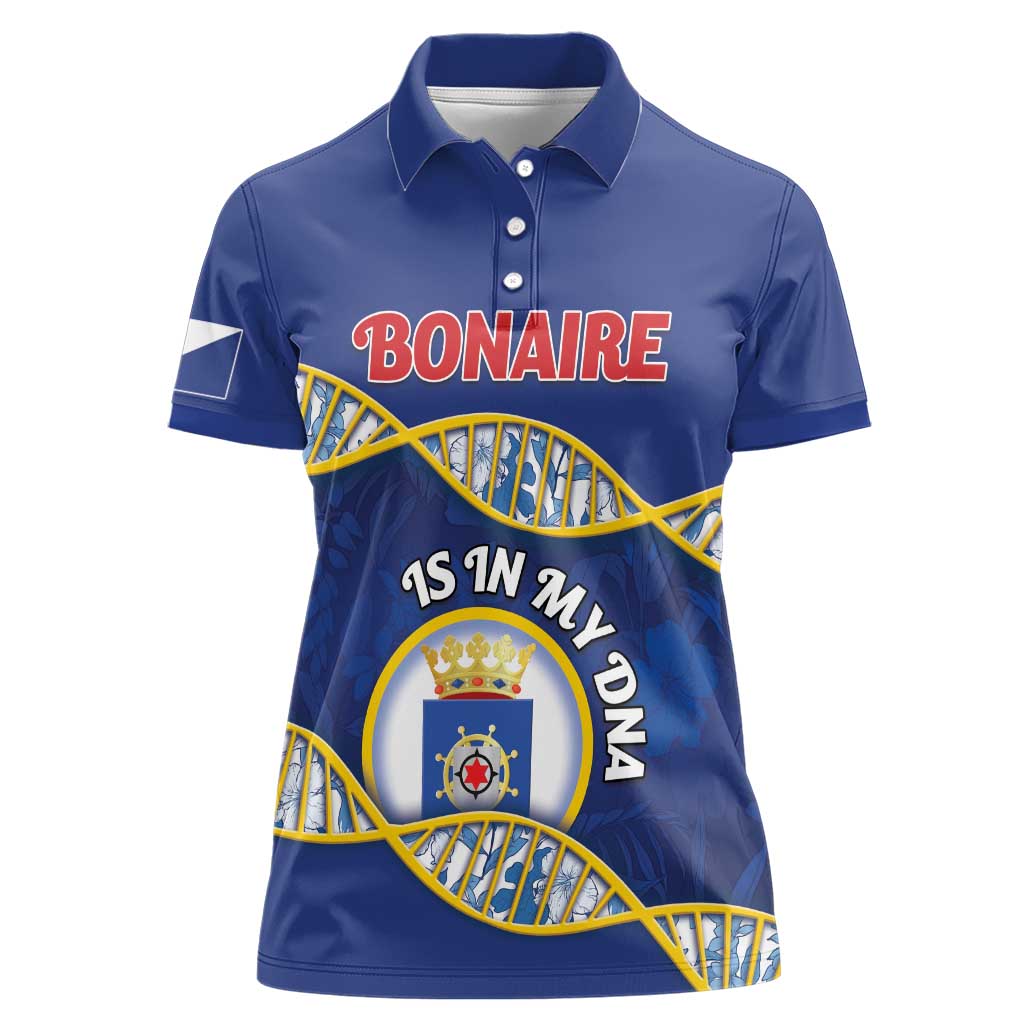 Personalized Bonaire Is In My DNA Women Polo Shirt - Wonder Print Shop