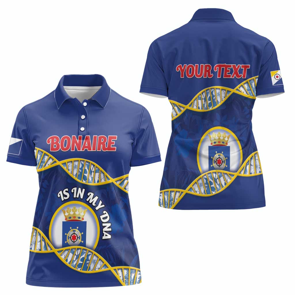 Personalized Bonaire Is In My DNA Women Polo Shirt - Wonder Print Shop