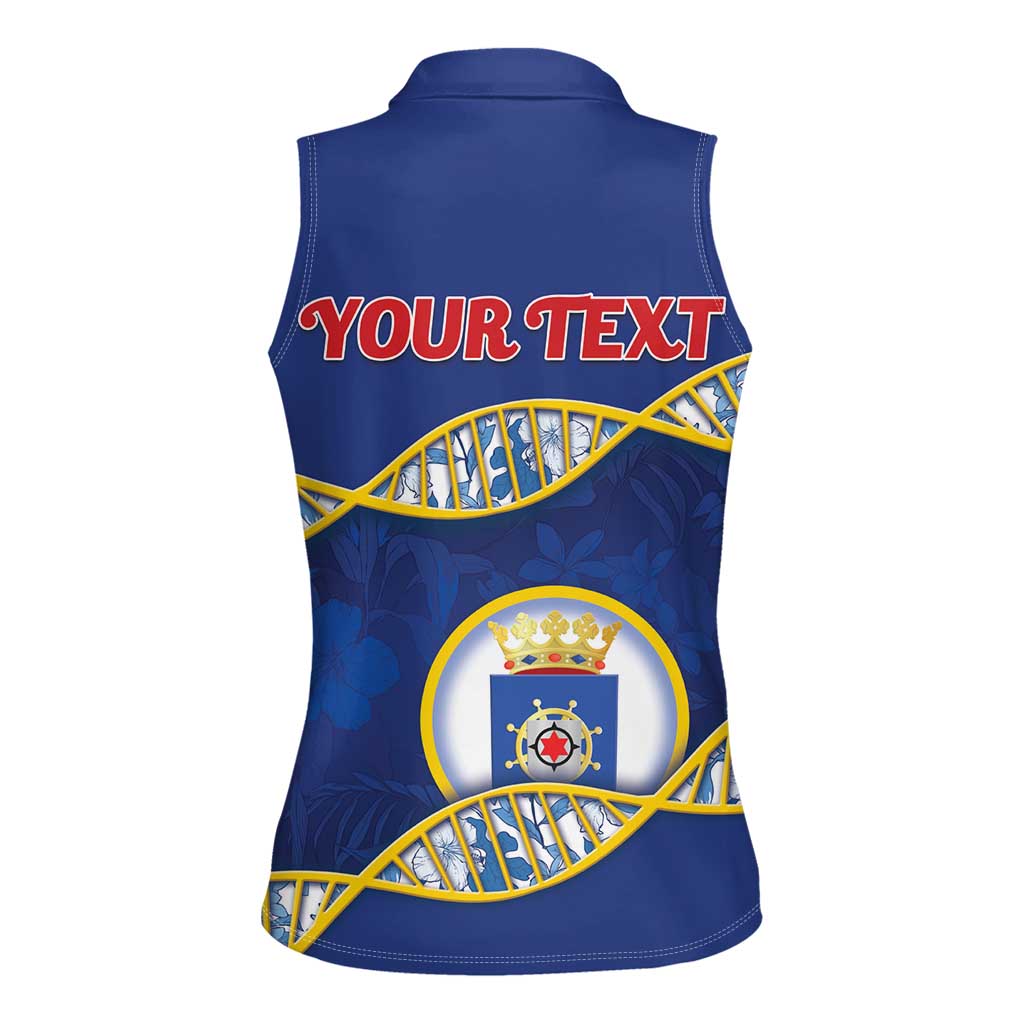 Personalized Bonaire Is In My DNA Women Sleeveless Polo Shirt - Wonder Print Shop