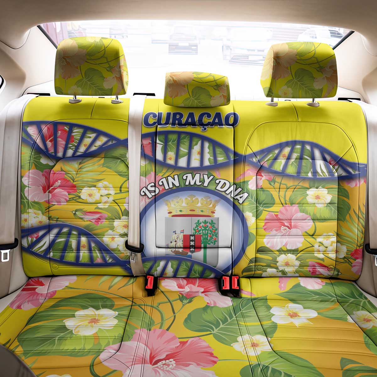 Curacao Is In My DNA Back Car Seat Cover - Wonder Print Shop