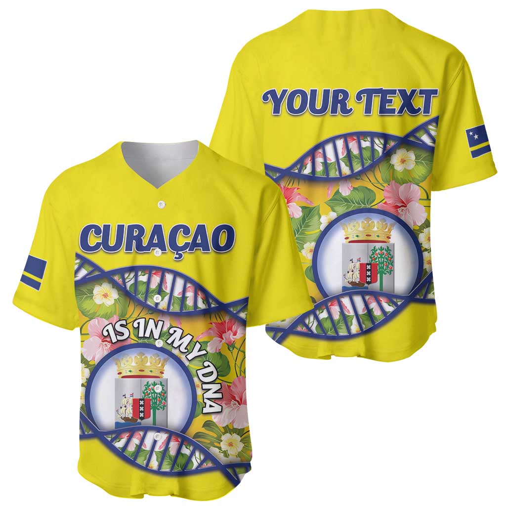 Personalized Curacao Is In My DNA Baseball Jersey - Wonder Print Shop