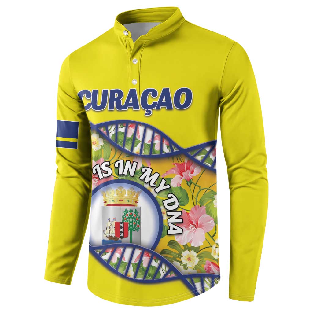 Personalized Curacao Is In My DNA Button Sweatshirt - Wonder Print Shop