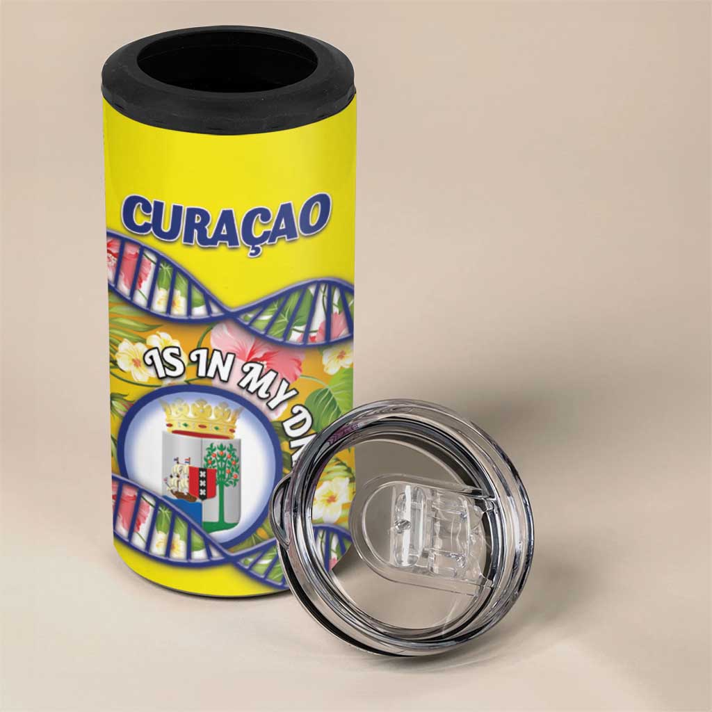 Personalized Curacao Is In My DNA 4 in 1 Can Cooler Tumbler - Wonder Print Shop