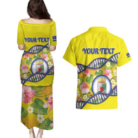 Personalized Curacao Is In My DNA Couples Matching Puletasi and Hawaiian Shirt - Wonder Print Shop