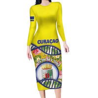 Personalized Curacao Is In My DNA Family Matching Long Sleeve Bodycon Dress and Hawaiian Shirt - Wonder Print Shop