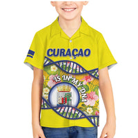 Personalized Curacao Is In My DNA Family Matching Mermaid Dress and Hawaiian Shirt - Wonder Print Shop