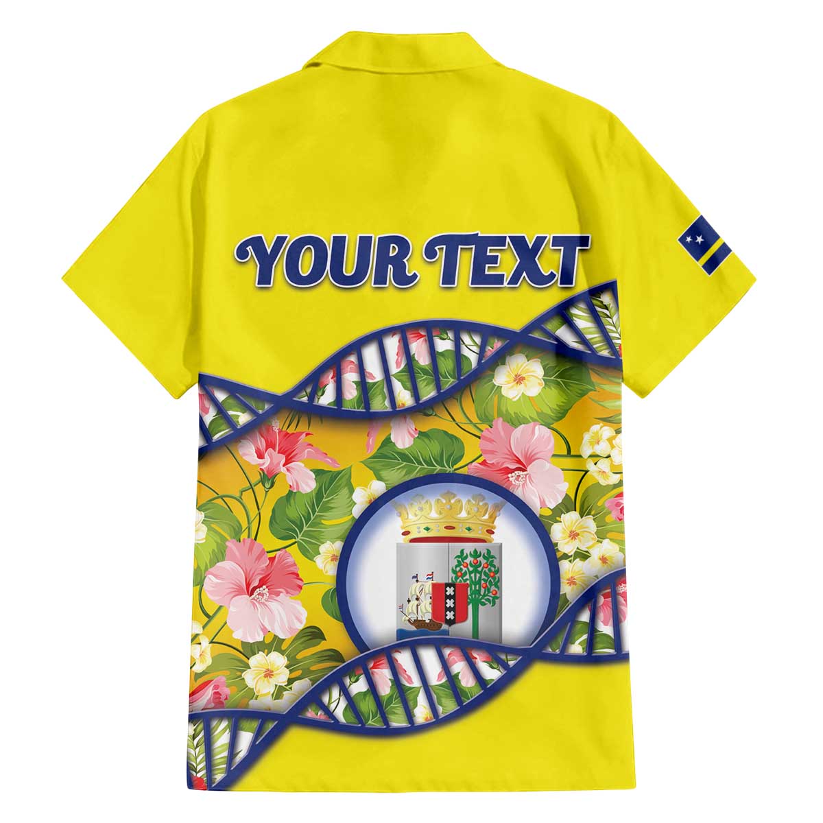 Personalized Curacao Is In My DNA Family Matching Off The Shoulder Long Sleeve Dress and Hawaiian Shirt - Wonder Print Shop