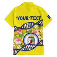 Personalized Curacao Is In My DNA Family Matching Off Shoulder Short Dress and Hawaiian Shirt - Wonder Print Shop