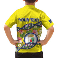 Personalized Curacao Is In My DNA Family Matching Puletasi and Hawaiian Shirt - Wonder Print Shop