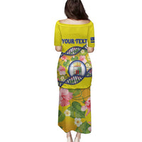 Personalized Curacao Is In My DNA Family Matching Puletasi and Hawaiian Shirt - Wonder Print Shop