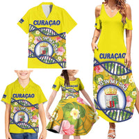 Personalized Curacao Is In My DNA Family Matching Summer Maxi Dress and Hawaiian Shirt - Wonder Print Shop