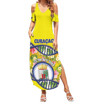 Personalized Curacao Is In My DNA Family Matching Summer Maxi Dress and Hawaiian Shirt - Wonder Print Shop