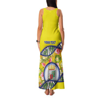 Personalized Curacao Is In My DNA Family Matching Tank Maxi Dress and Hawaiian Shirt - Wonder Print Shop
