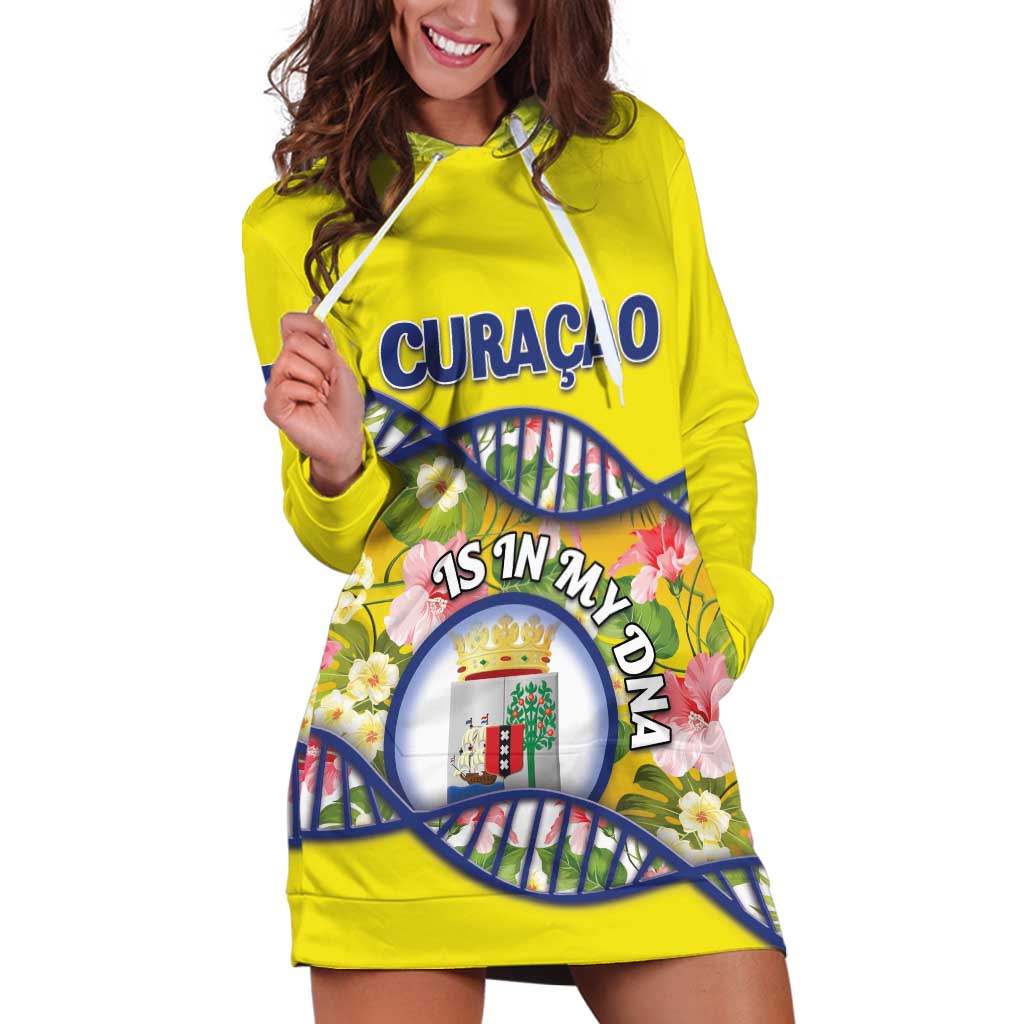 Personalized Curacao Is In My DNA Hoodie Dress - Wonder Print Shop