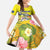 Personalized Curacao Is In My DNA Kid Short Sleeve Dress - Wonder Print Shop