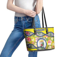 Curacao Is In My DNA Leather Tote Bag - Wonder Print Shop