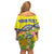 Personalized Curacao Is In My DNA Off Shoulder Short Dress - Wonder Print Shop