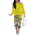 Personalized Curacao Is In My DNA Off The Shoulder Long Sleeve Dress - Wonder Print Shop