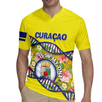 Personalized Curacao Is In My DNA Rugby Jersey - Wonder Print Shop