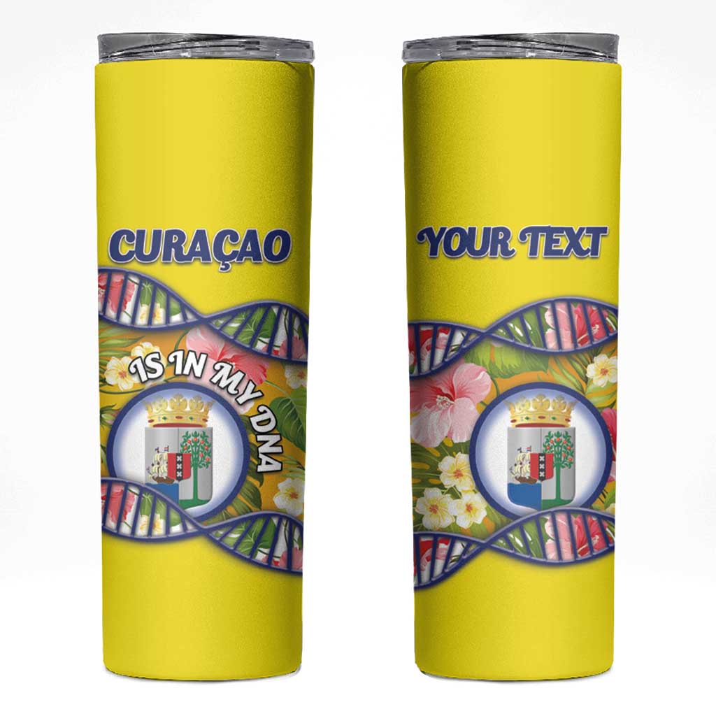 Personalized Curacao Is In My DNA Skinny Tumbler - Wonder Print Shop
