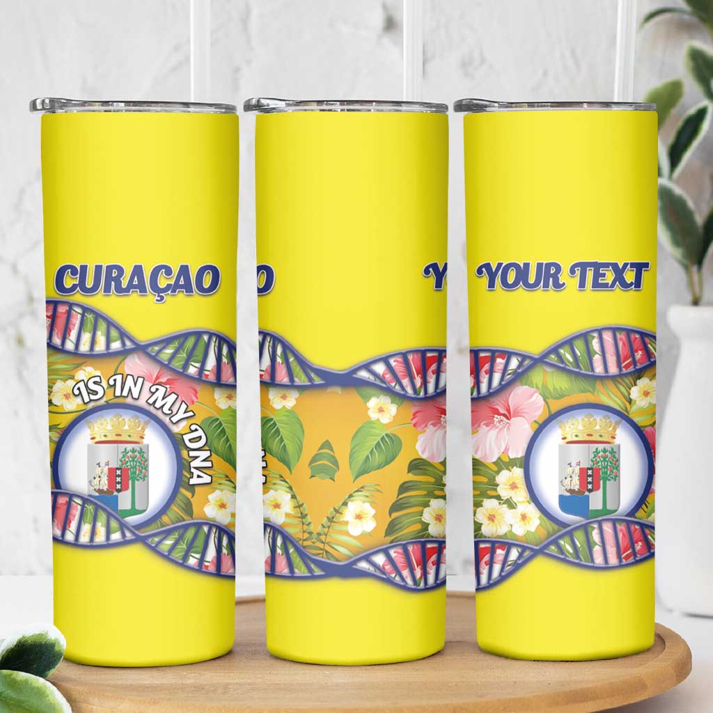 Personalized Curacao Is In My DNA Skinny Tumbler - Wonder Print Shop