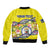 Personalized Curacao Is In My DNA Sleeve Zip Bomber Jacket - Wonder Print Shop