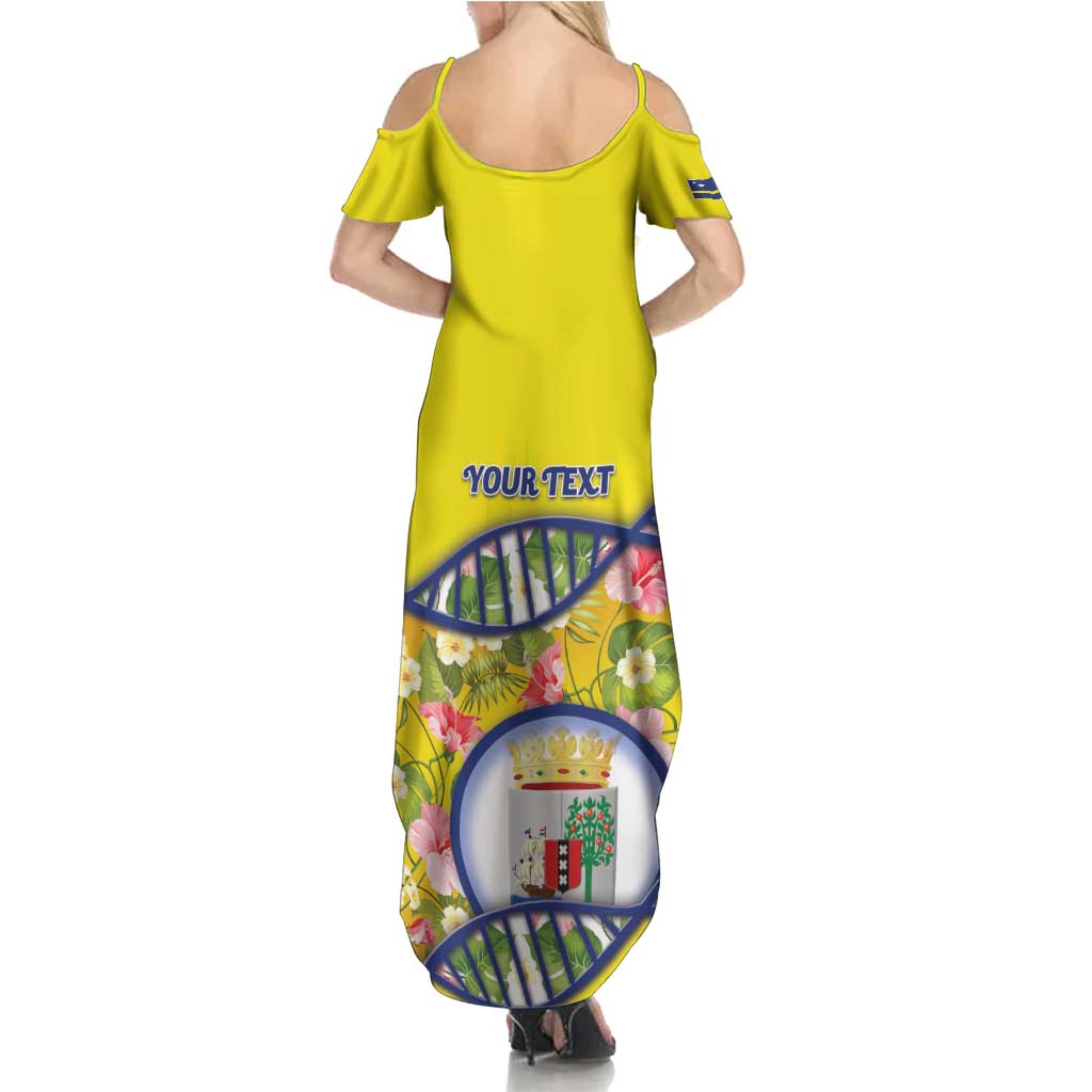 Personalized Curacao Is In My DNA Summer Maxi Dress - Wonder Print Shop