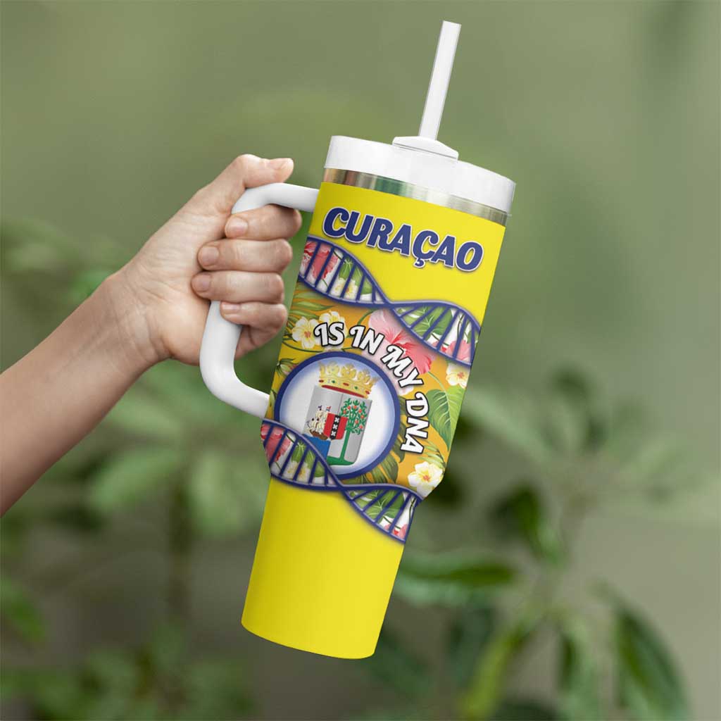 Personalized Curacao Is In My DNA Tumbler With Handle - Wonder Print Shop