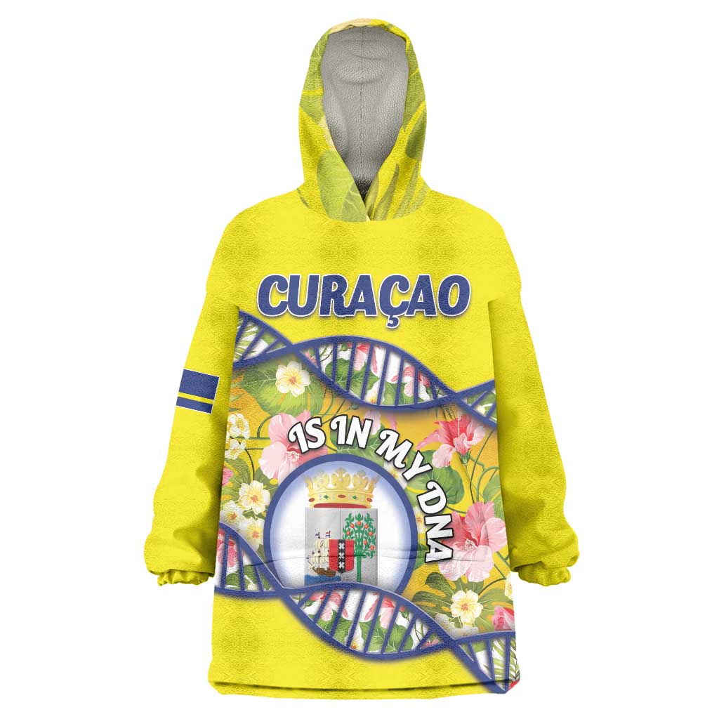 Personalized Curacao Is In My DNA Wearable Blanket Hoodie - Wonder Print Shop