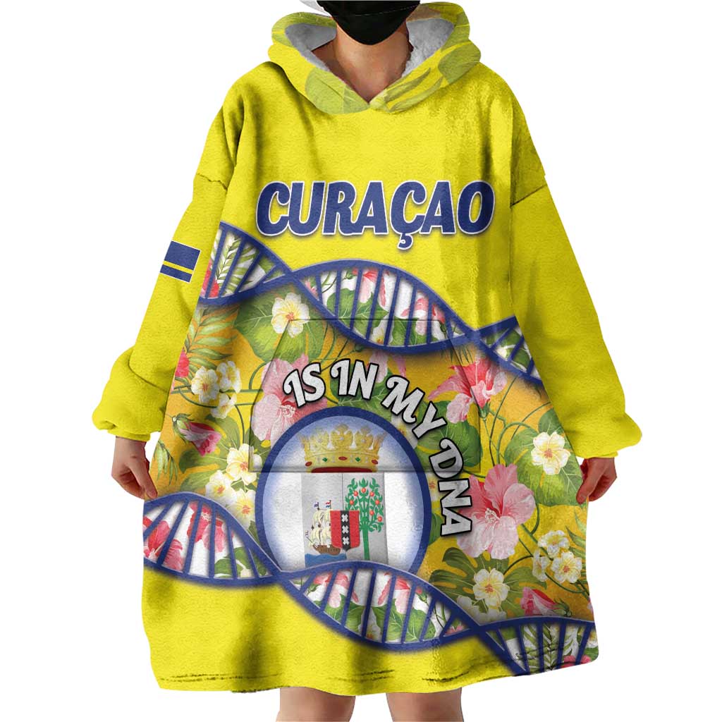 Personalized Curacao Is In My DNA Wearable Blanket Hoodie - Wonder Print Shop