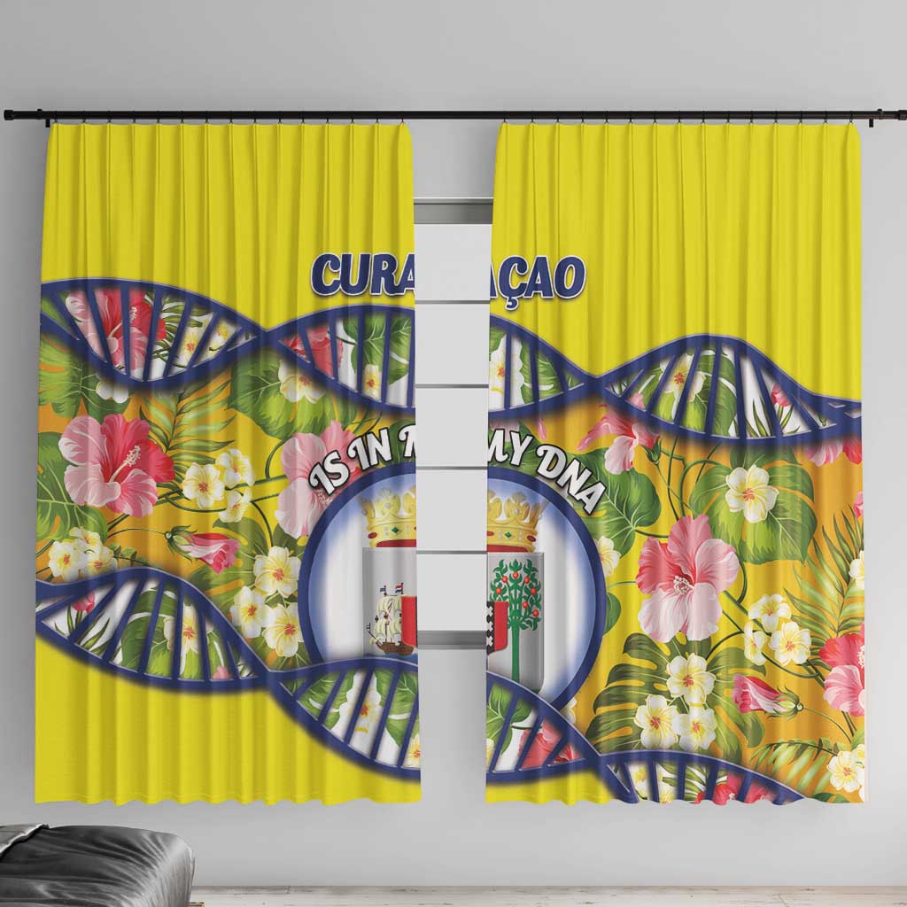 Curacao Is In My DNA Window Curtain - Wonder Print Shop