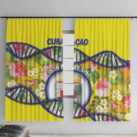Curacao Is In My DNA Window Curtain - Wonder Print Shop