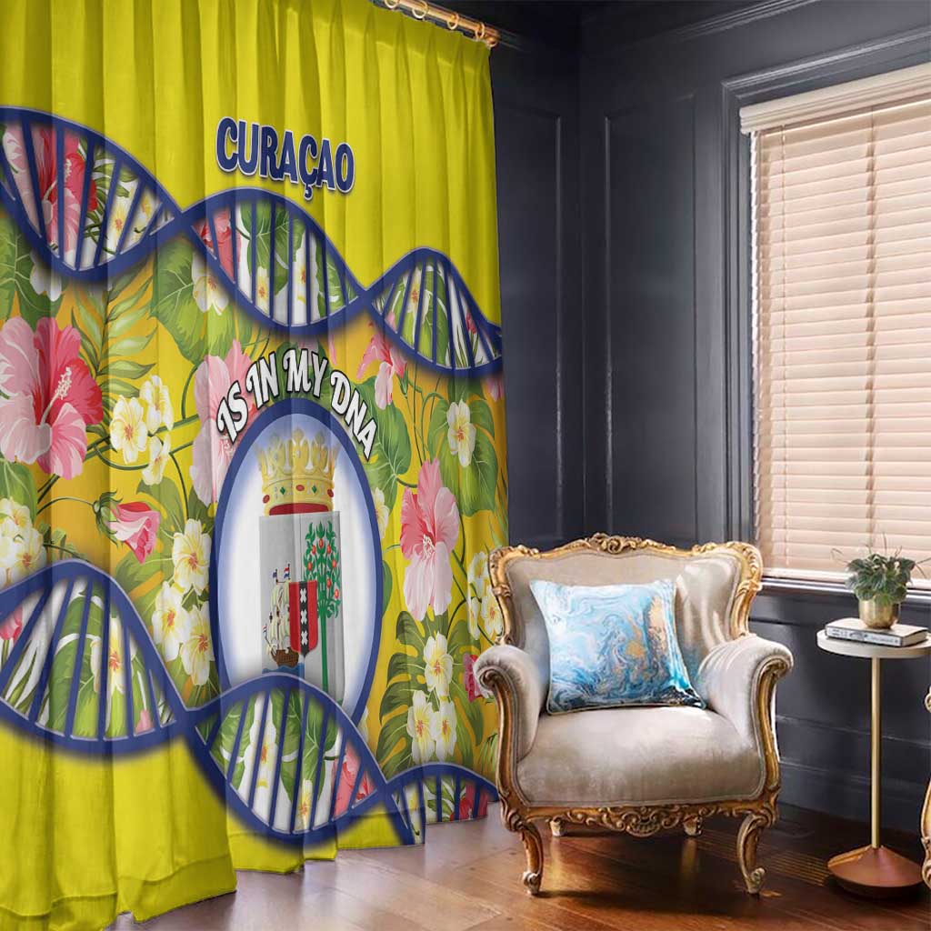 Curacao Is In My DNA Window Curtain - Wonder Print Shop