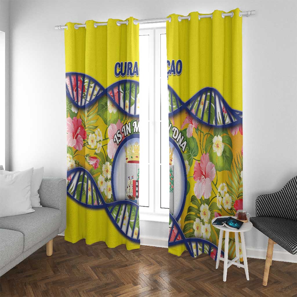 Curacao Is In My DNA Window Curtain - Wonder Print Shop