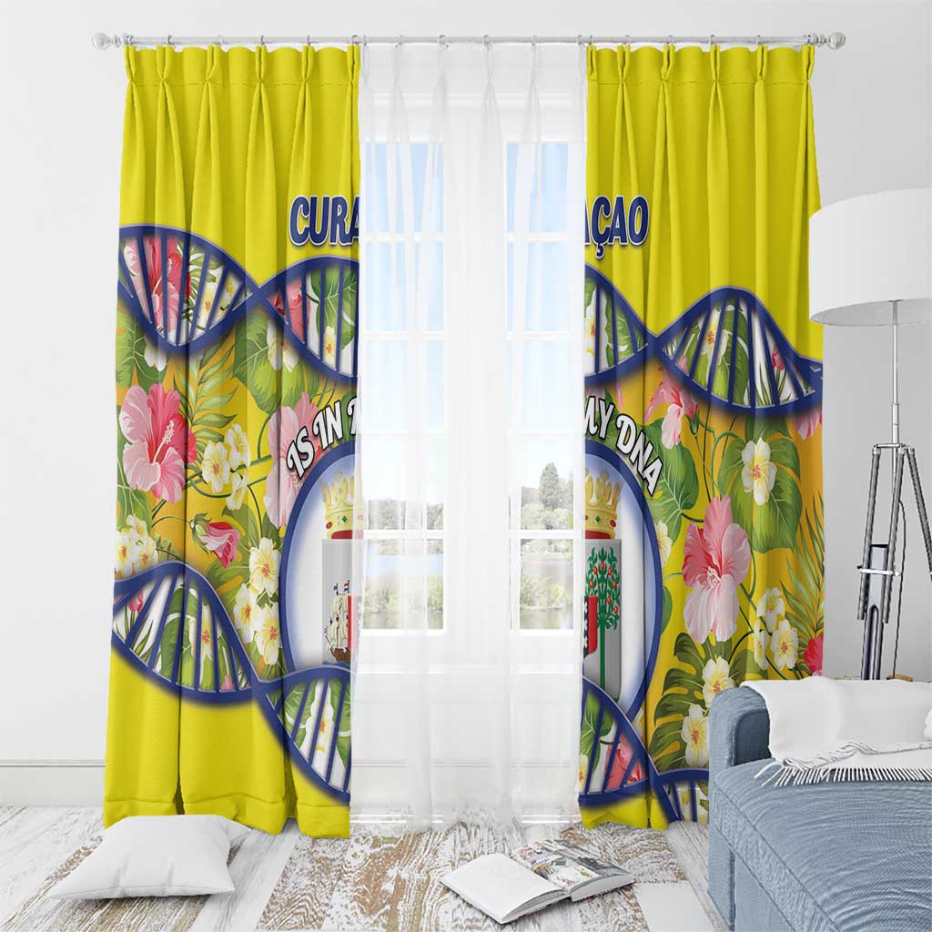 Curacao Is In My DNA Window Curtain - Wonder Print Shop