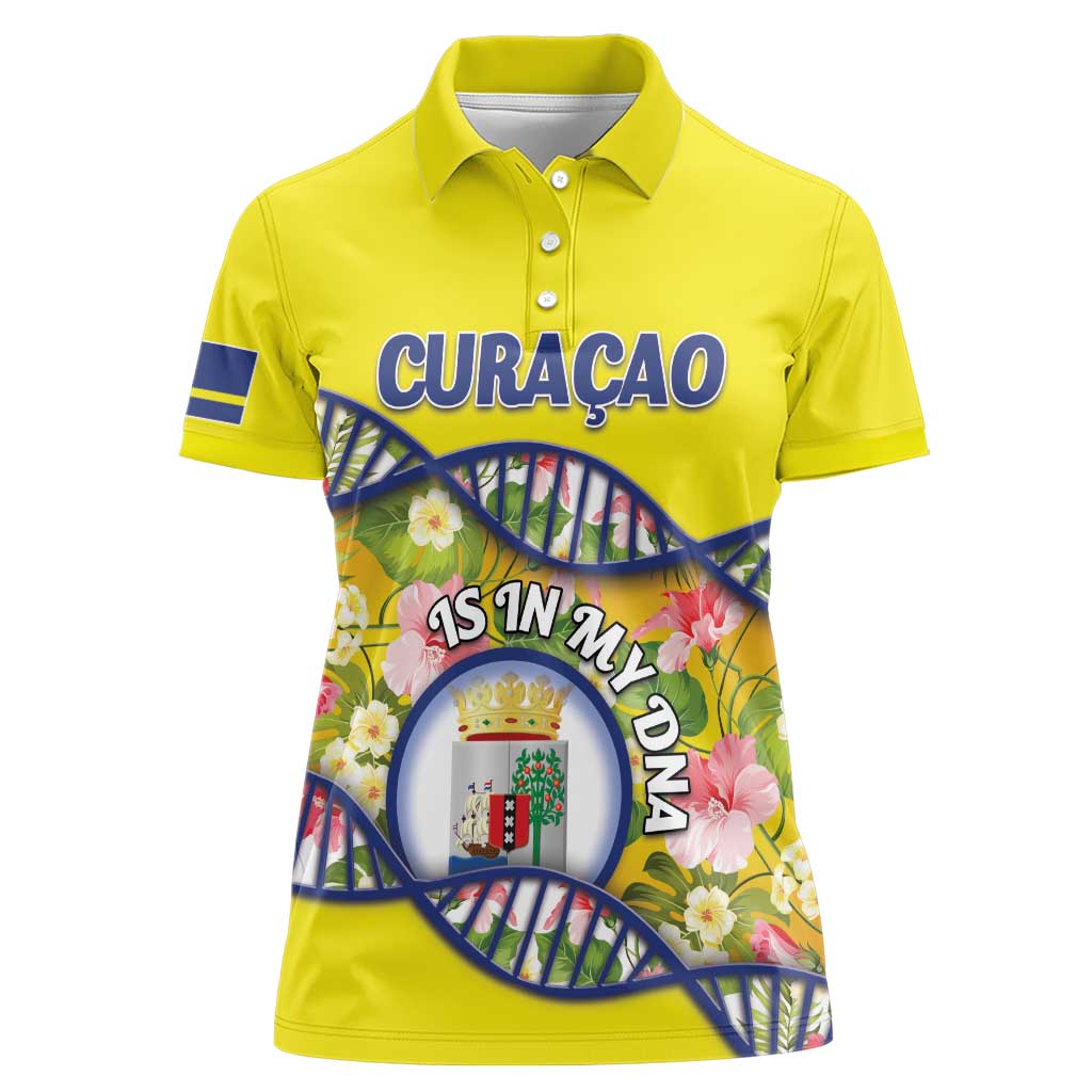 Personalized Curacao Is In My DNA Women Polo Shirt - Wonder Print Shop