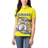Personalized Curacao Is In My DNA Women Polo Shirt - Wonder Print Shop