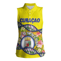 Personalized Curacao Is In My DNA Women Sleeveless Polo Shirt - Wonder Print Shop
