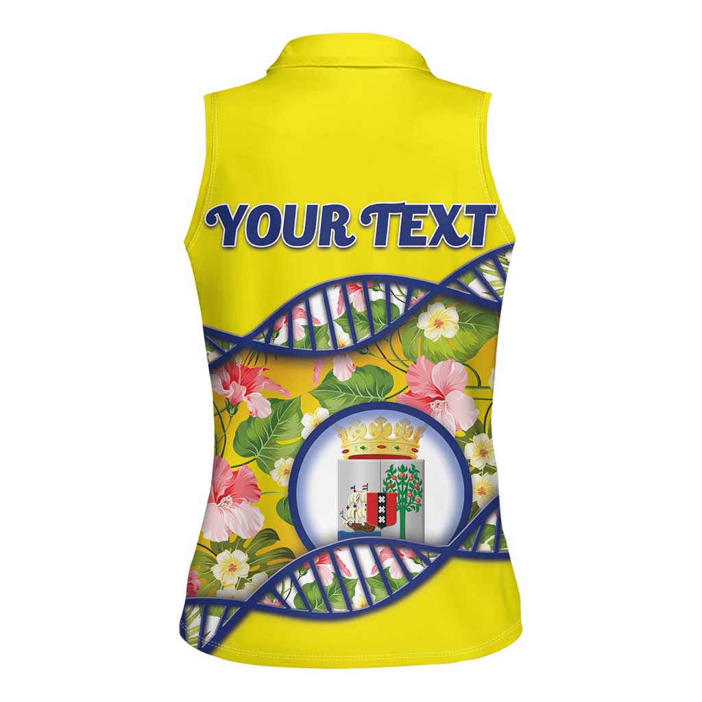 Personalized Curacao Is In My DNA Women Sleeveless Polo Shirt - Wonder Print Shop