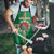 Dominica Apron Sisserou Parrot With Hibiscus Patterns - Wonder Print Shop