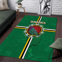 Dominica Area Rug Sisserou Parrot With Hibiscus Patterns - Wonder Print Shop
