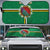 Dominica Auto Sun Shade Sisserou Parrot With Hibiscus Patterns - Wonder Print Shop
