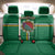 Dominica Back Car Seat Cover Sisserou Parrot With Hibiscus Patterns - Wonder Print Shop