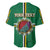 Personalized Dominica Baseball Jersey Sisserou Parrot With Hibiscus Patterns - Wonder Print Shop