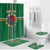 Dominica Bathroom Set Sisserou Parrot With Hibiscus Patterns - Wonder Print Shop