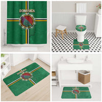 Dominica Bathroom Set Sisserou Parrot With Hibiscus Patterns - Wonder Print Shop