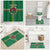 Dominica Bathroom Set Sisserou Parrot With Hibiscus Patterns - Wonder Print Shop