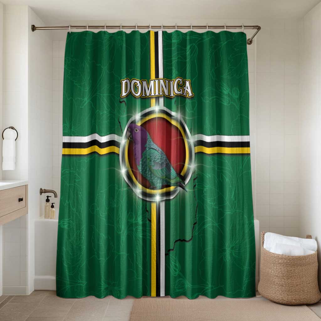 Dominica Bathroom Set Sisserou Parrot With Hibiscus Patterns - Wonder Print Shop