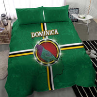 Dominica Bedding Set Sisserou Parrot With Hibiscus Patterns - Wonder Print Shop